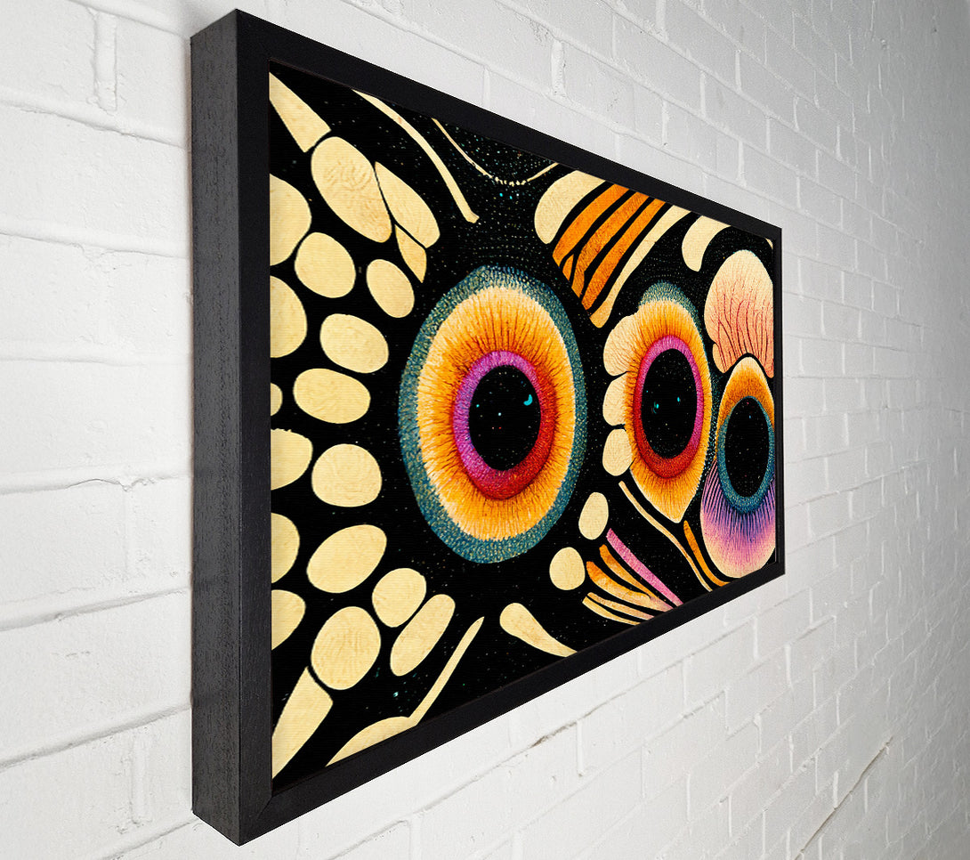  A Canvas Print of Orange Butterfly Eye Canvas Art