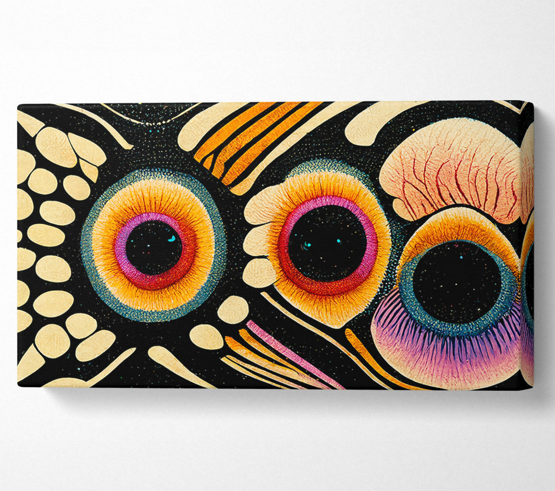  A Canvas Print of Orange Butterfly Eye Canvas Art