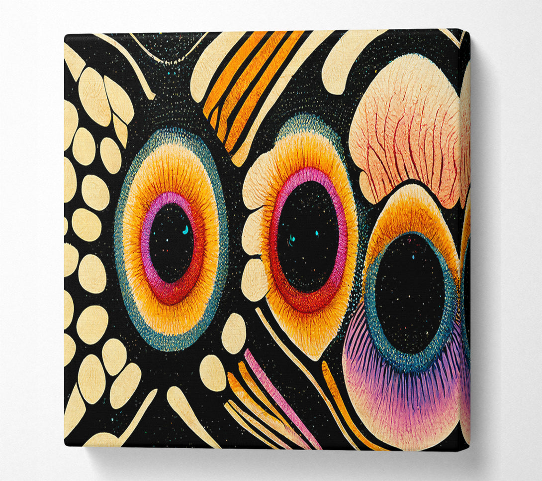  A Canvas Print of Orange Butterfly Eye Canvas Art