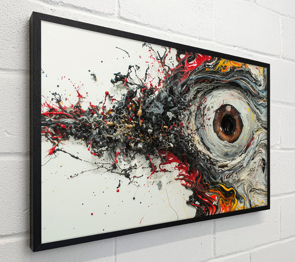 Red Swirl Eye