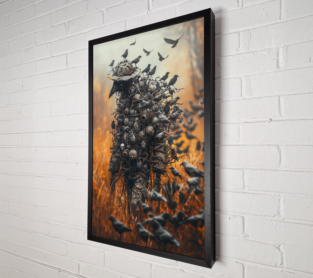  A Canvas Print of The Rusting Crow King Canvas Wall Art