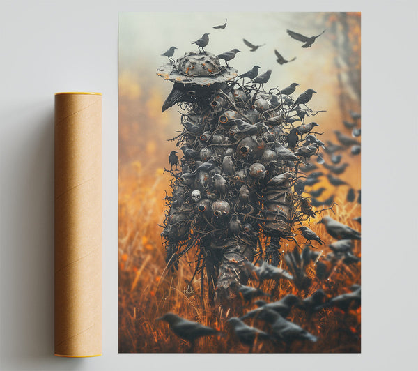 The Rusting Crow King Giclee Print