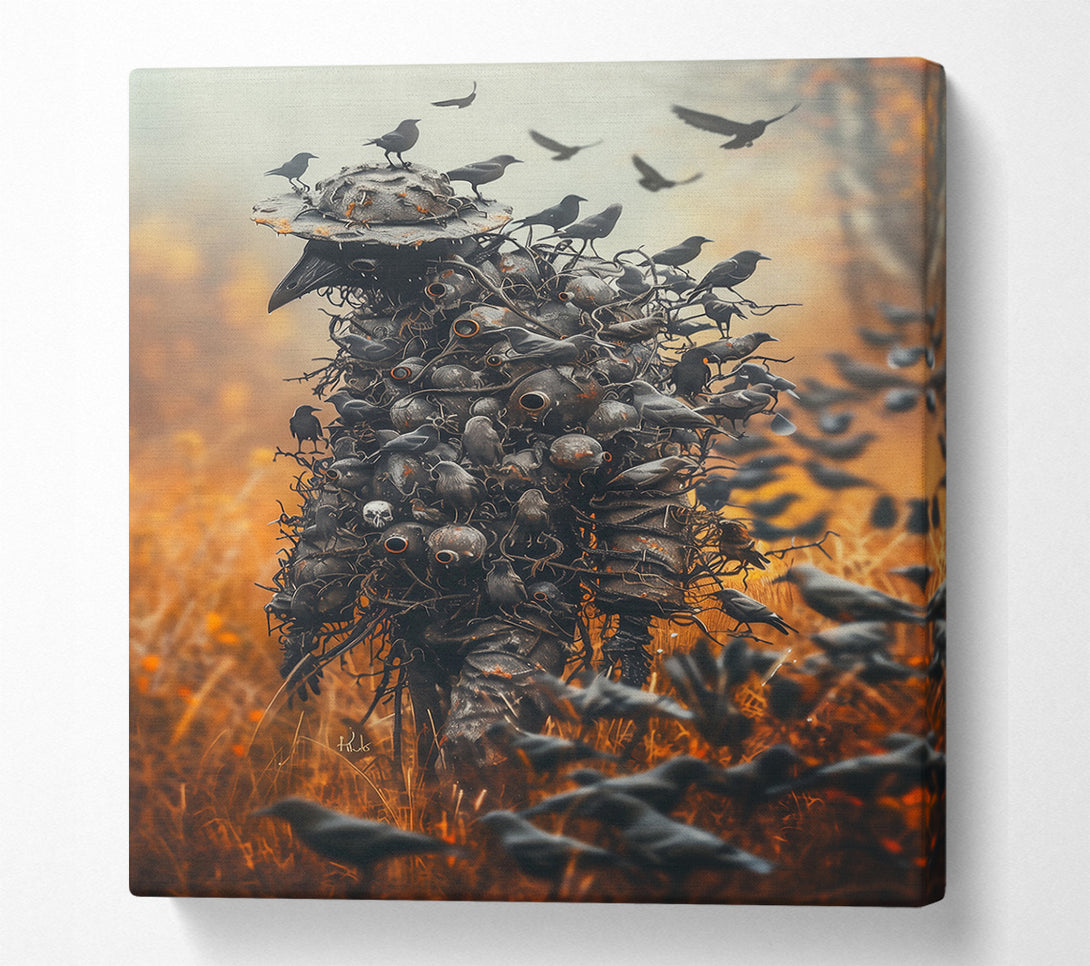  A Canvas Print of The Rusting Crow King Canvas Wall Art