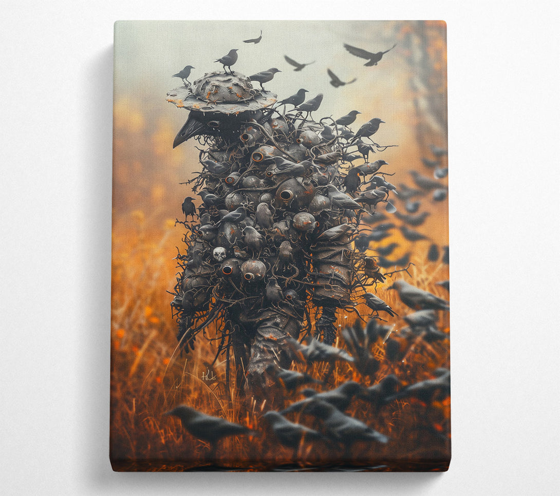  A Canvas Print of The Rusting Crow King Canvas Wall Art