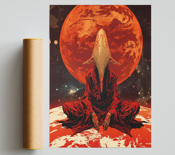 Crimson Under A Red Sky Poster