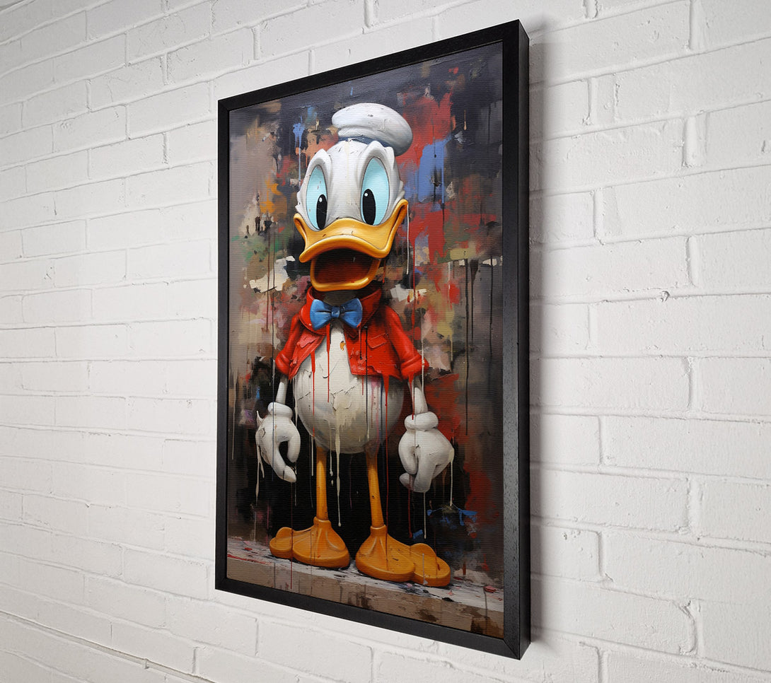  A Canvas Print of Happy Duck Canvas Print