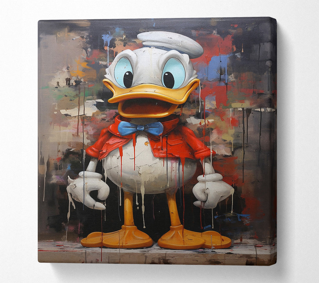 A Canvas Print of Happy Duck Canvas Print