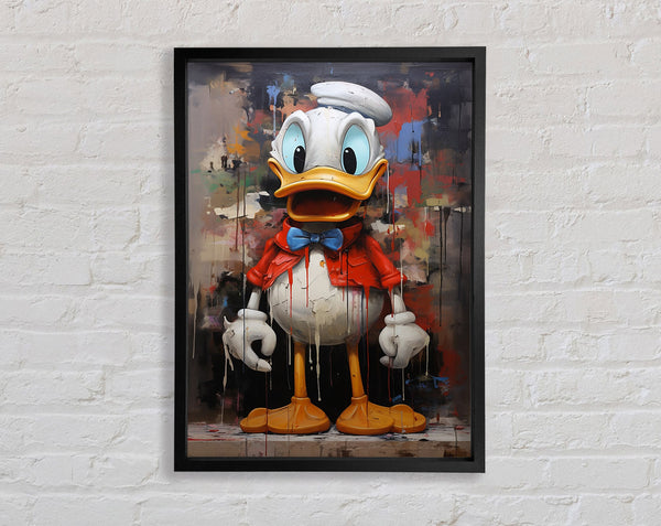 Happy Duck Framed Print