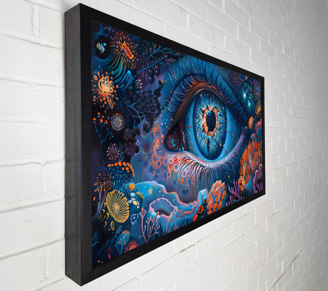  A Canvas Print of Azure Eye Of Dreams Canvas Art