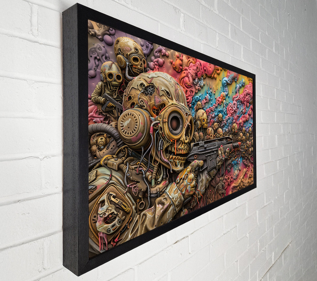  A Canvas Print of Pink Slime Symphony Canvas Print