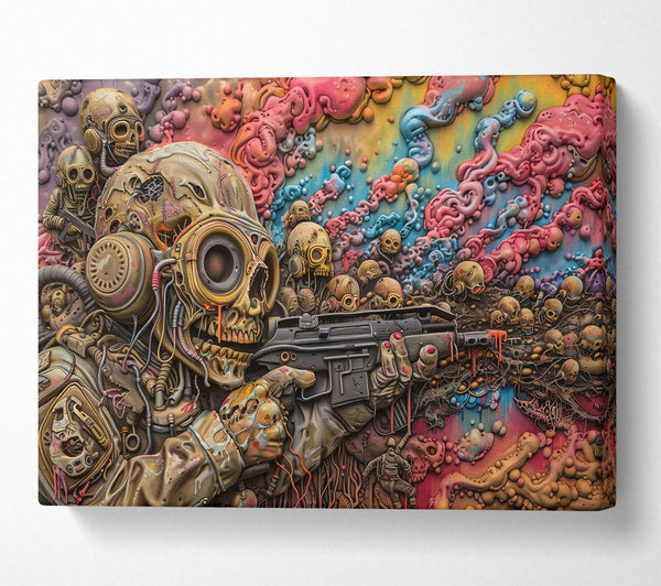  A Canvas Print of Pink Slime Symphony Canvas Print
