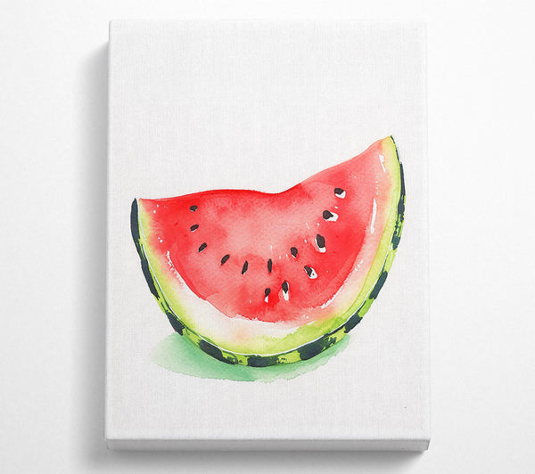  A Canvas Print of Red Watermelon Slice Canvas Art