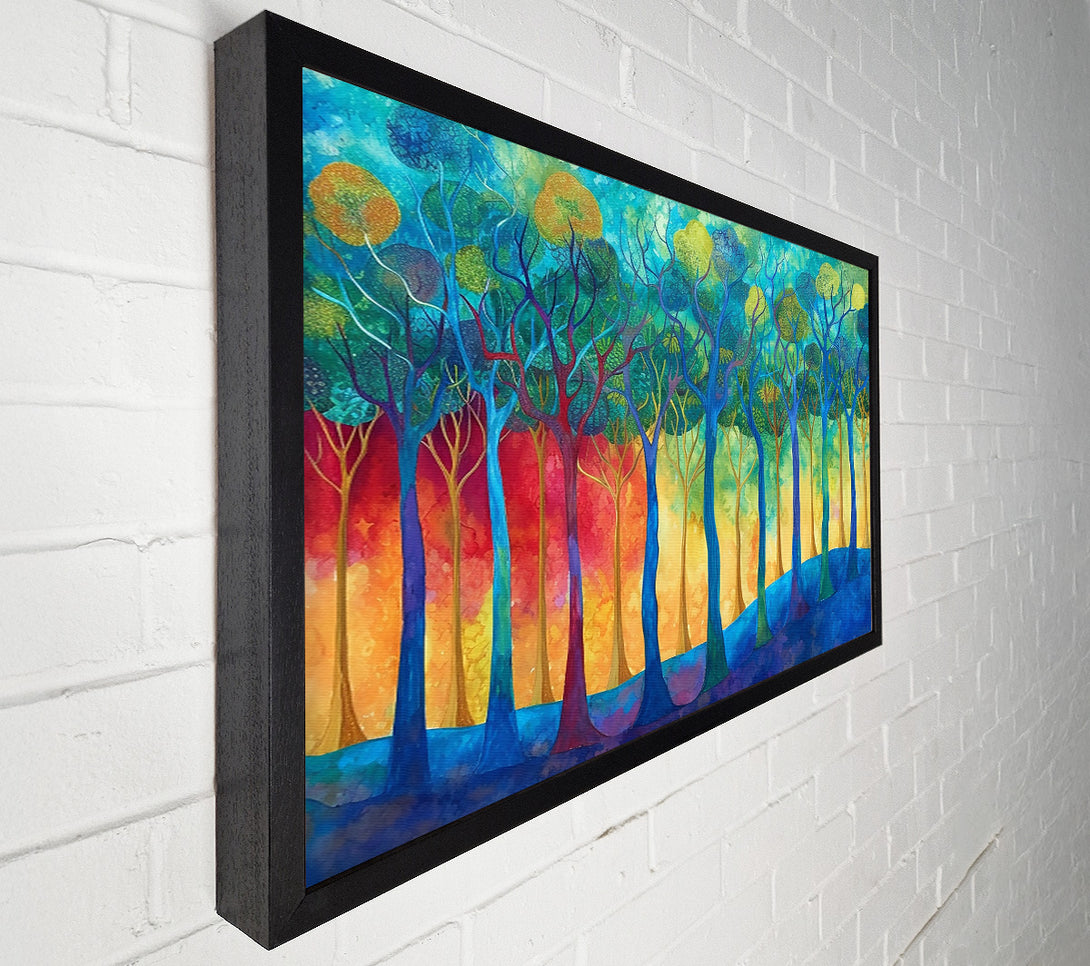  A Canvas Print of Azure Forest Dream Canvas Wall Art