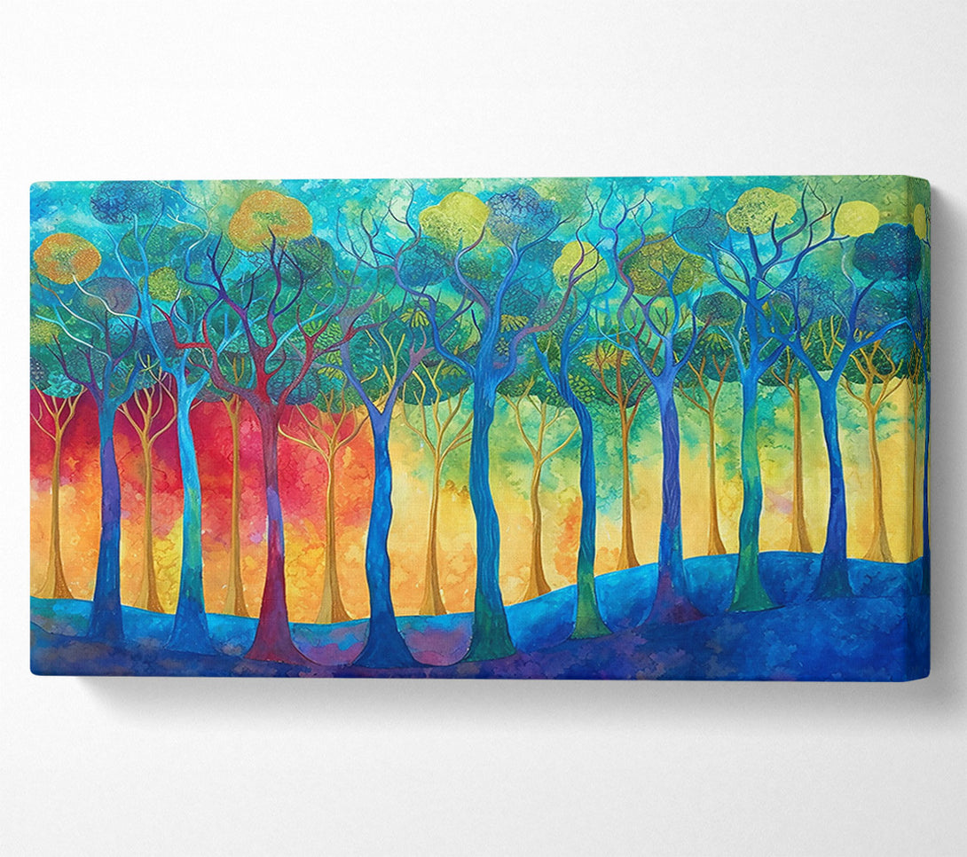  A Canvas Print of Azure Forest Dream Canvas Wall Art