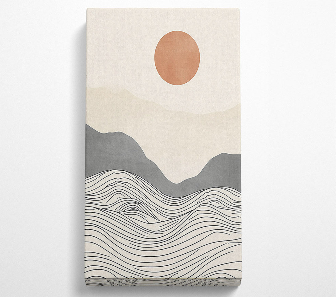  A Canvas Print of Rust-Colored Horizon Canvas Wall Art