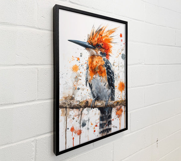 Orange Crest Splatter