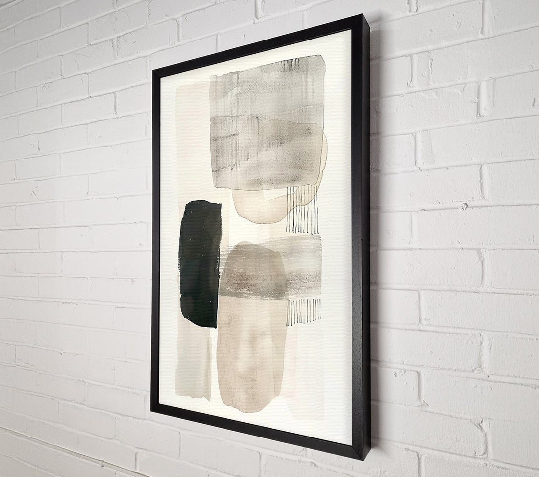  A Canvas Print of Pale Hues And Lines Canvas Art