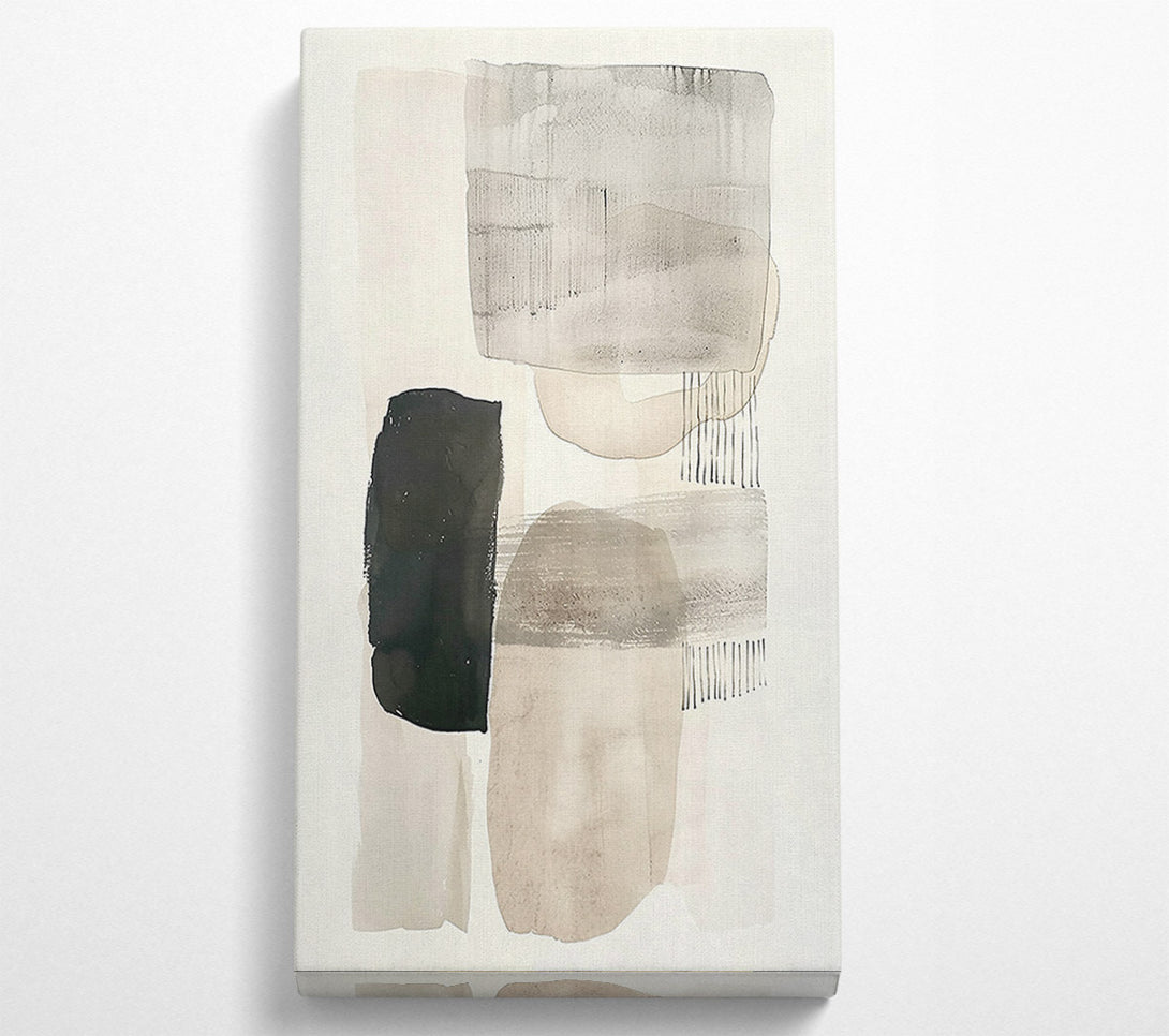  A Canvas Print of Pale Hues And Lines Canvas Art