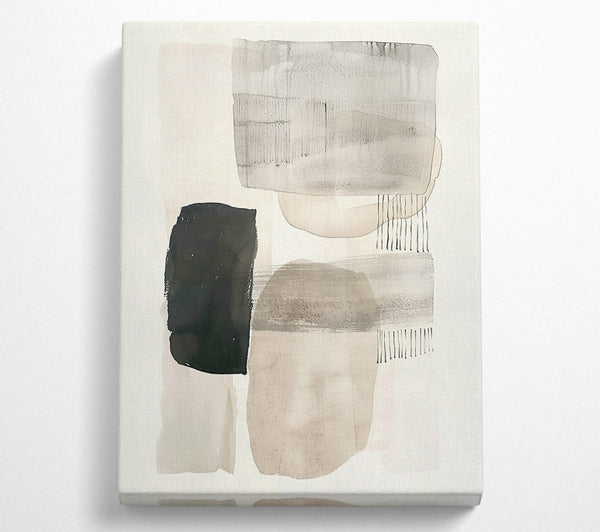  A Canvas Print of Pale Hues And Lines Canvas Art