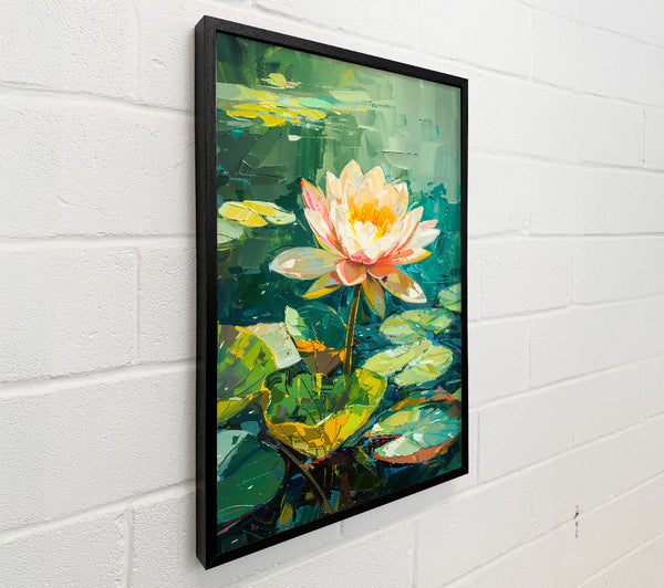 Peach Pond Lily Bloom