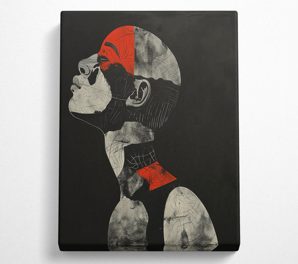  A Canvas Print of Crimson Embrace Canvas Art