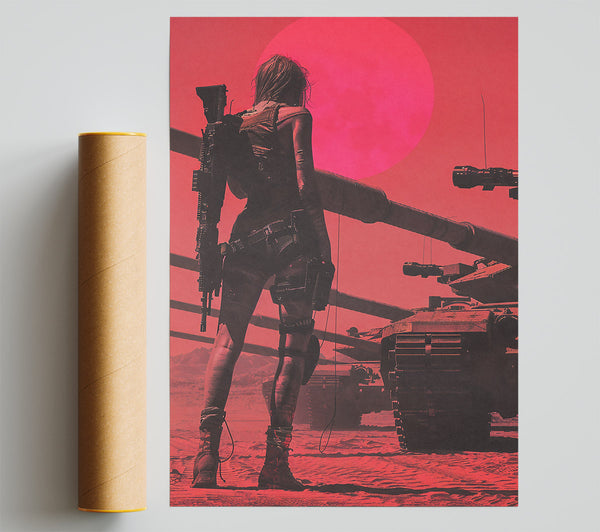 Crimson Desert Warrior Print