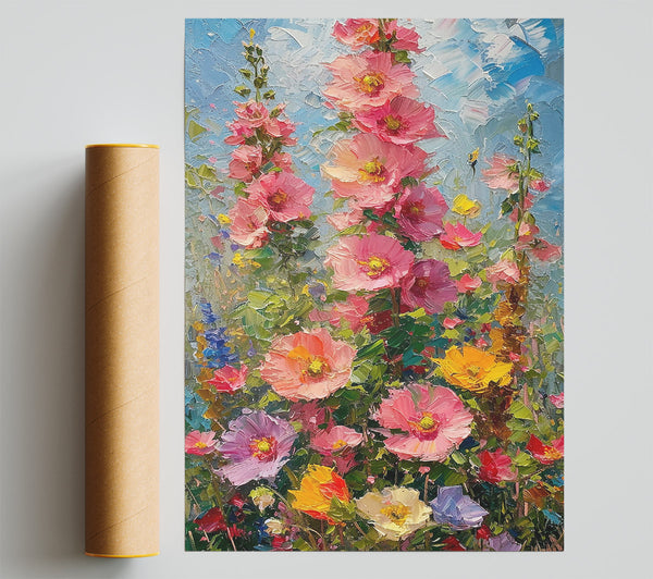 Pink Summer Bloom Poster