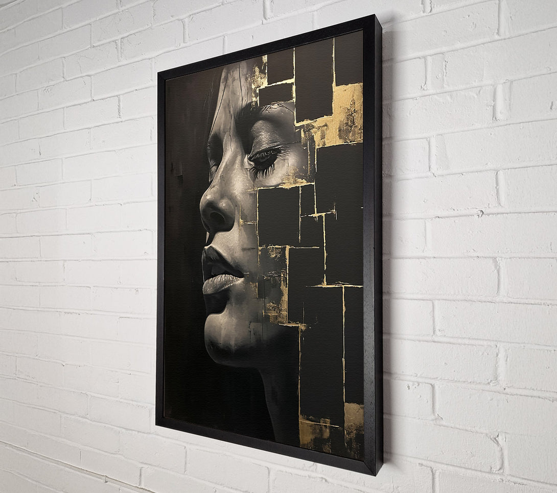  A Canvas Print of Golden Fragments Of Her Canvas Art