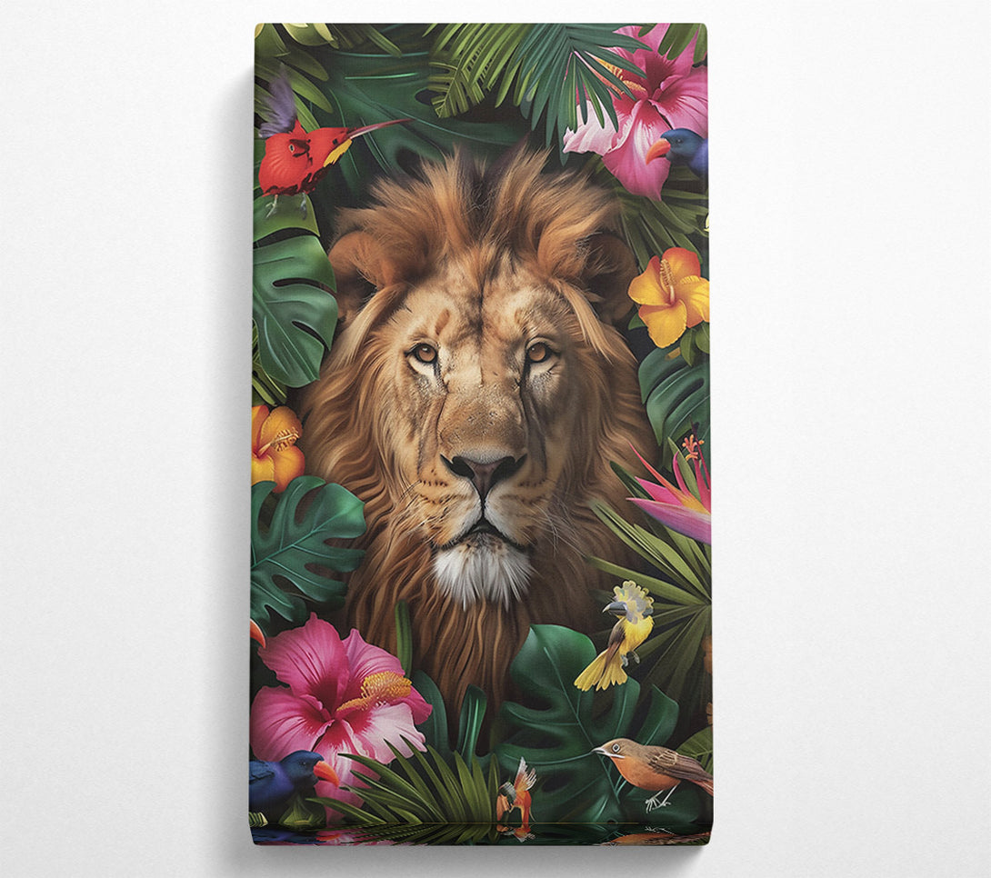  A Canvas Print of Golden Jungle King Canvas Print