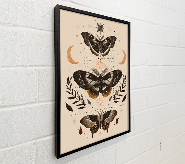 Golden Moth Mandala
