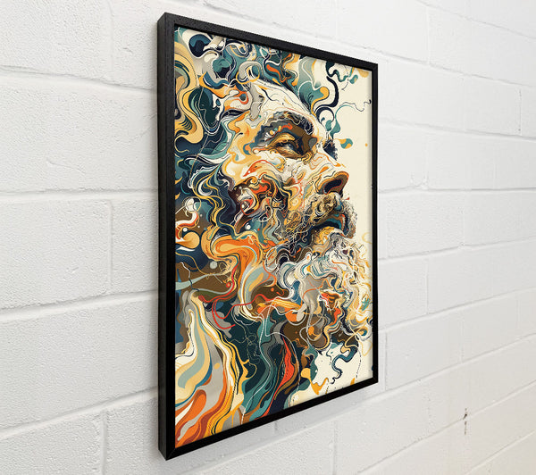 Golden Swirls Of Thought