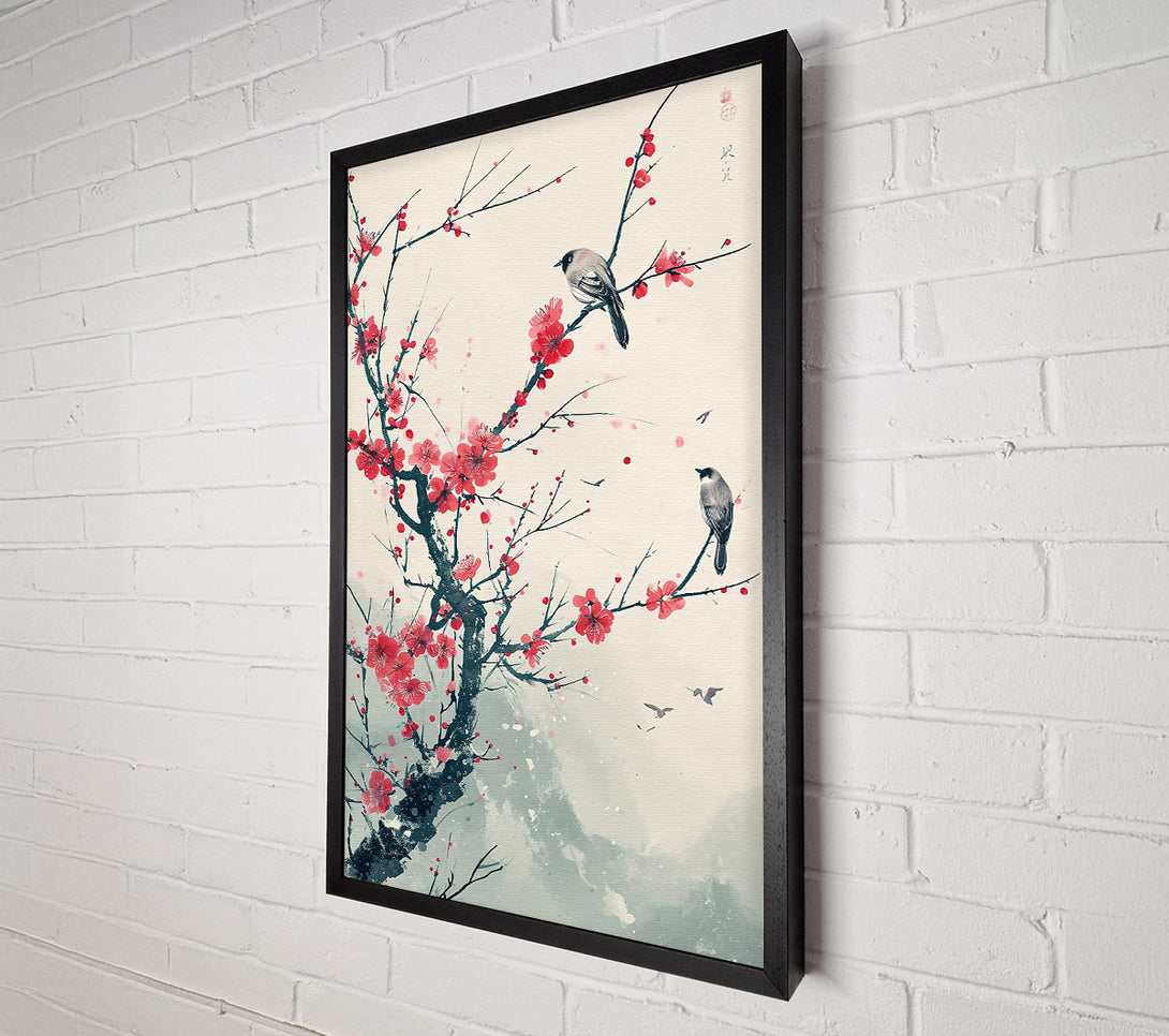  A Canvas Print of Crimson Branch Song Canvas Art