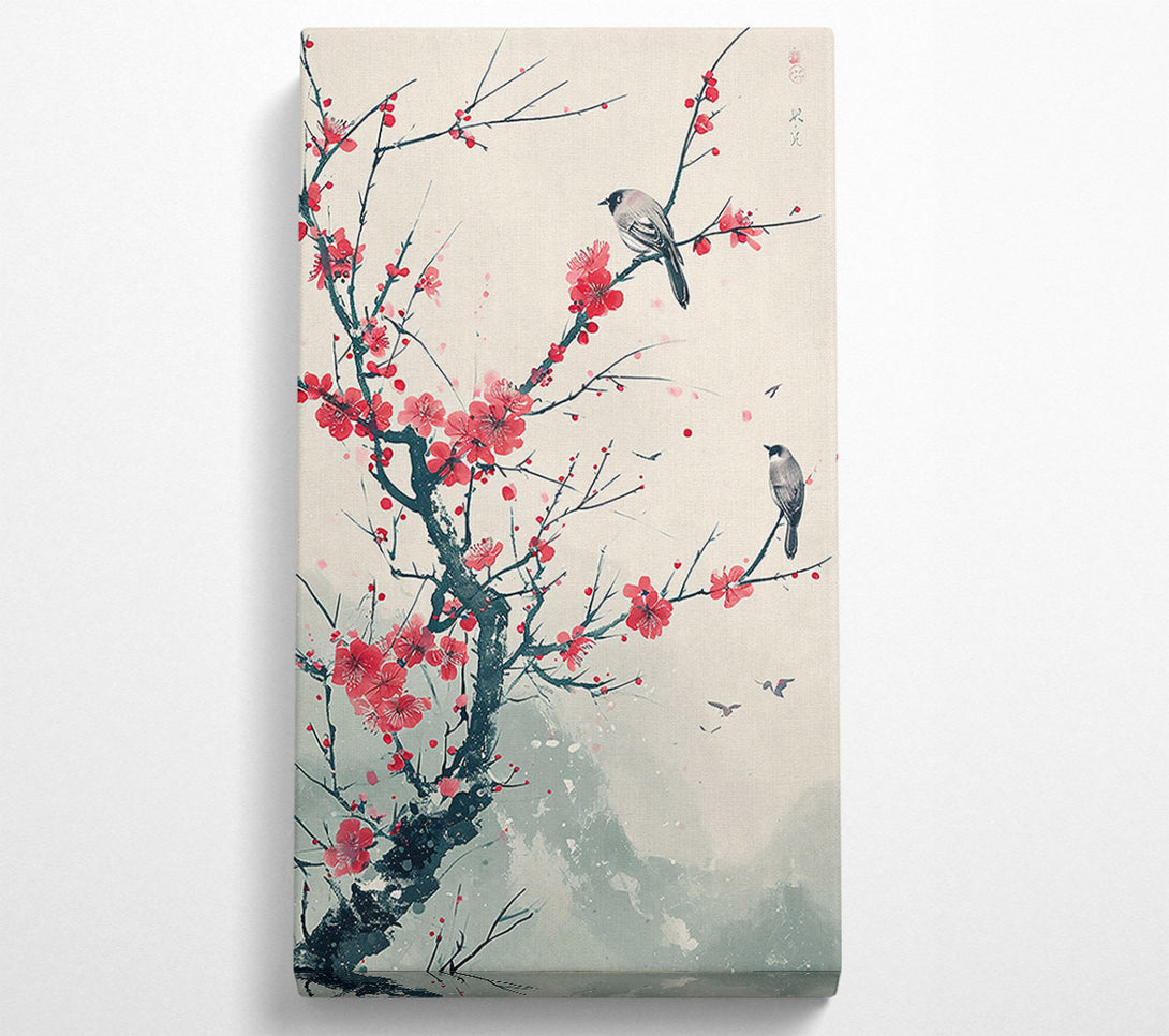  A Canvas Print of Crimson Branch Song Canvas Art
