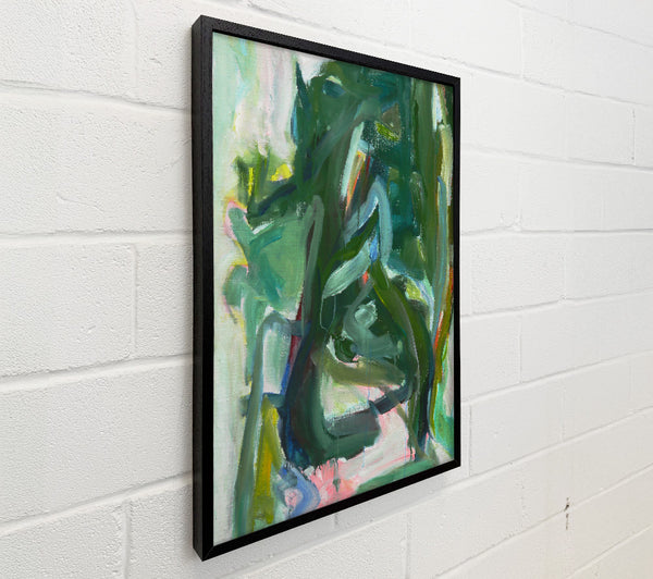 Emerald Green Abstraction