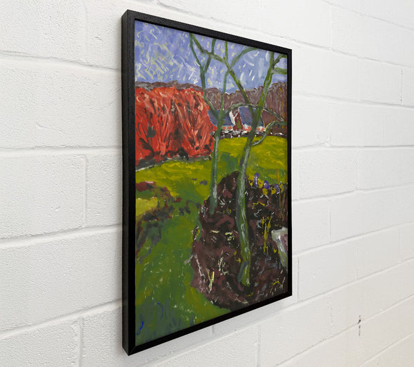 Crimson Spring Landscape