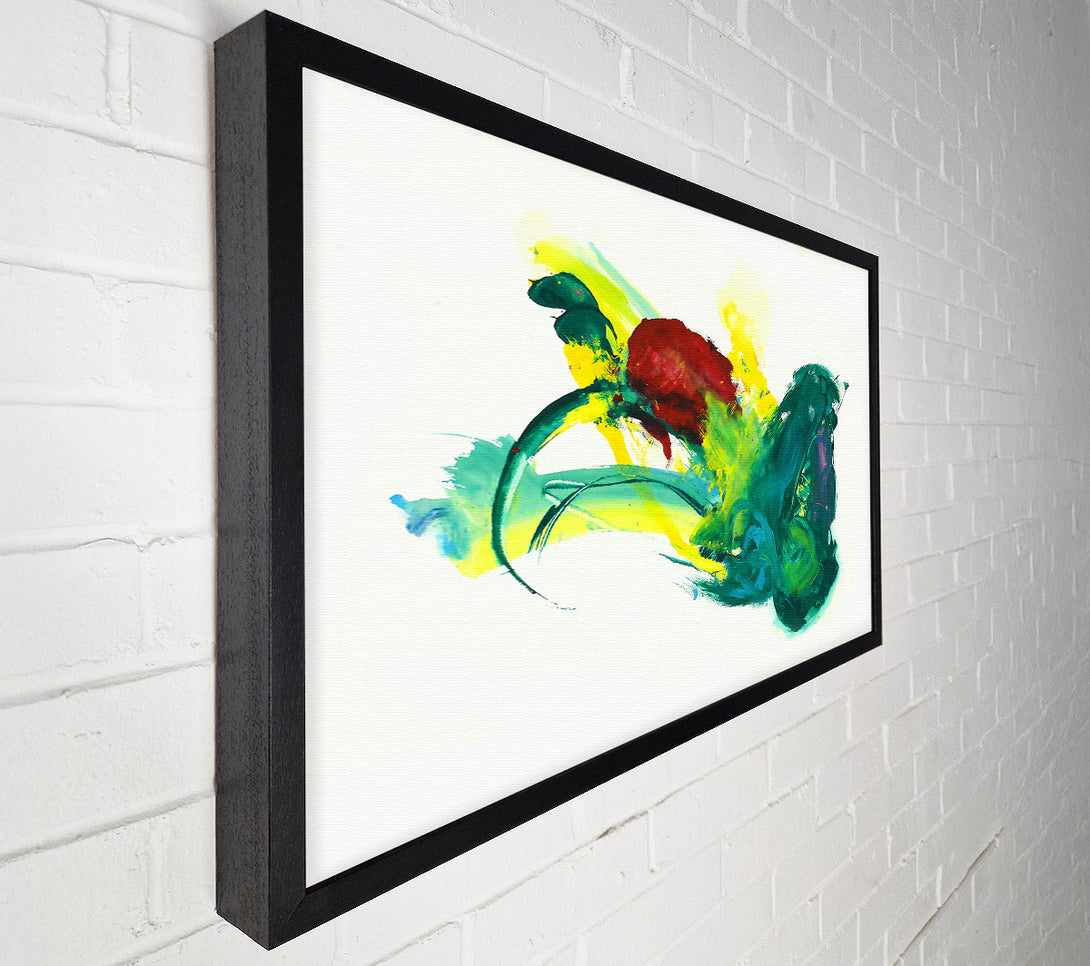  A Canvas Print of Emerald Burst Of Color Canvas Art
