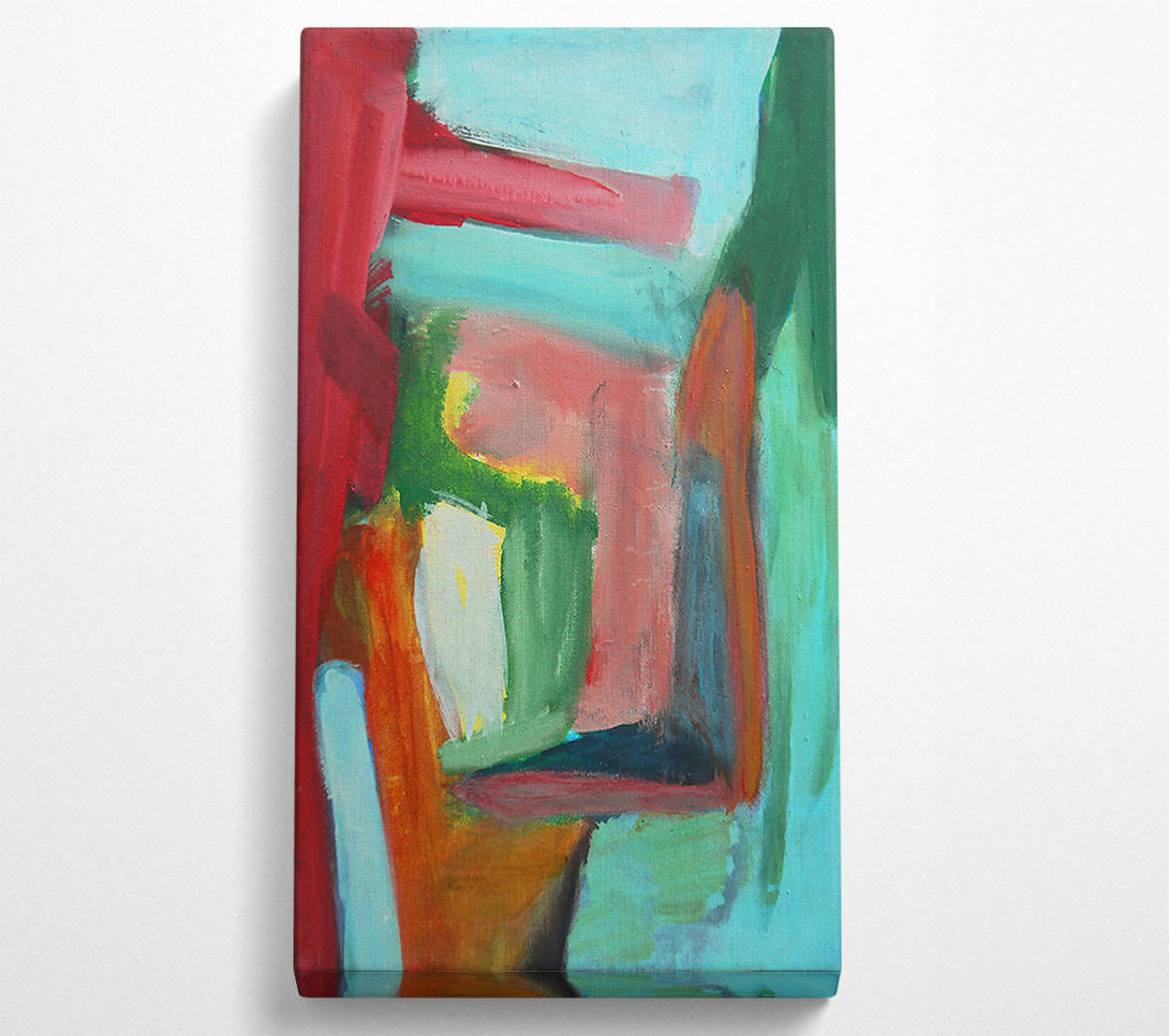  A Canvas Print of The Teal Tapestry Canvas Print