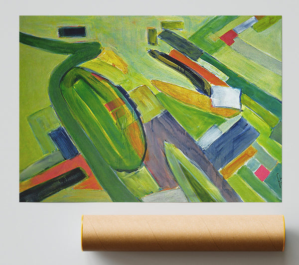 Green Field Abstractions Print