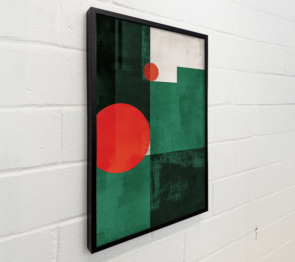 Emerald Abstract Composition