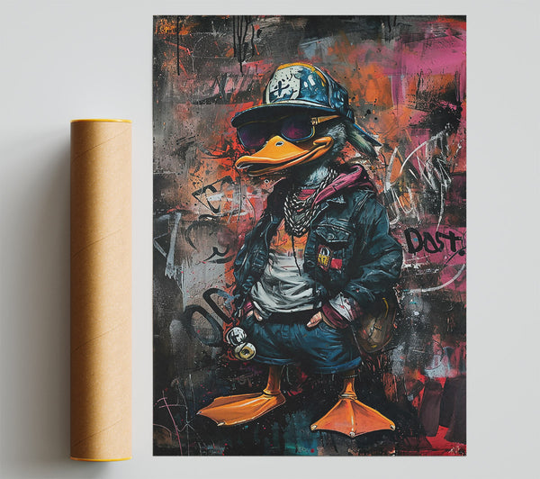 Orange Duck & Graffiti