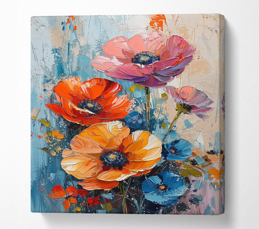  A Canvas Print of Orange Poppy Dreams Canvas Art