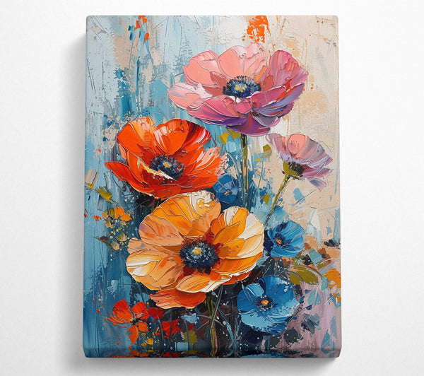  A Canvas Print of Orange Poppy Dreams Canvas Art