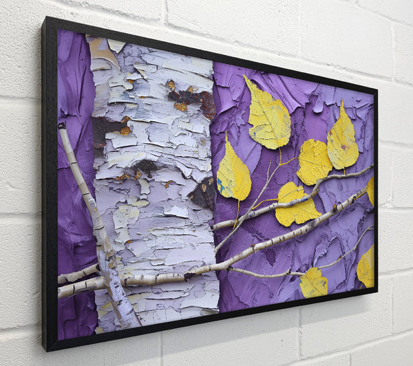 Purple Birch Leaves