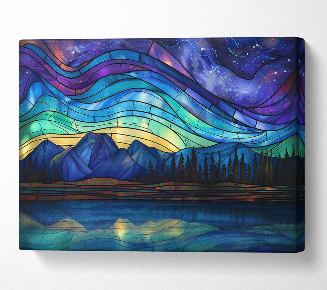  A Canvas Print of Blue Mountain Reflections Canvas Wall Art