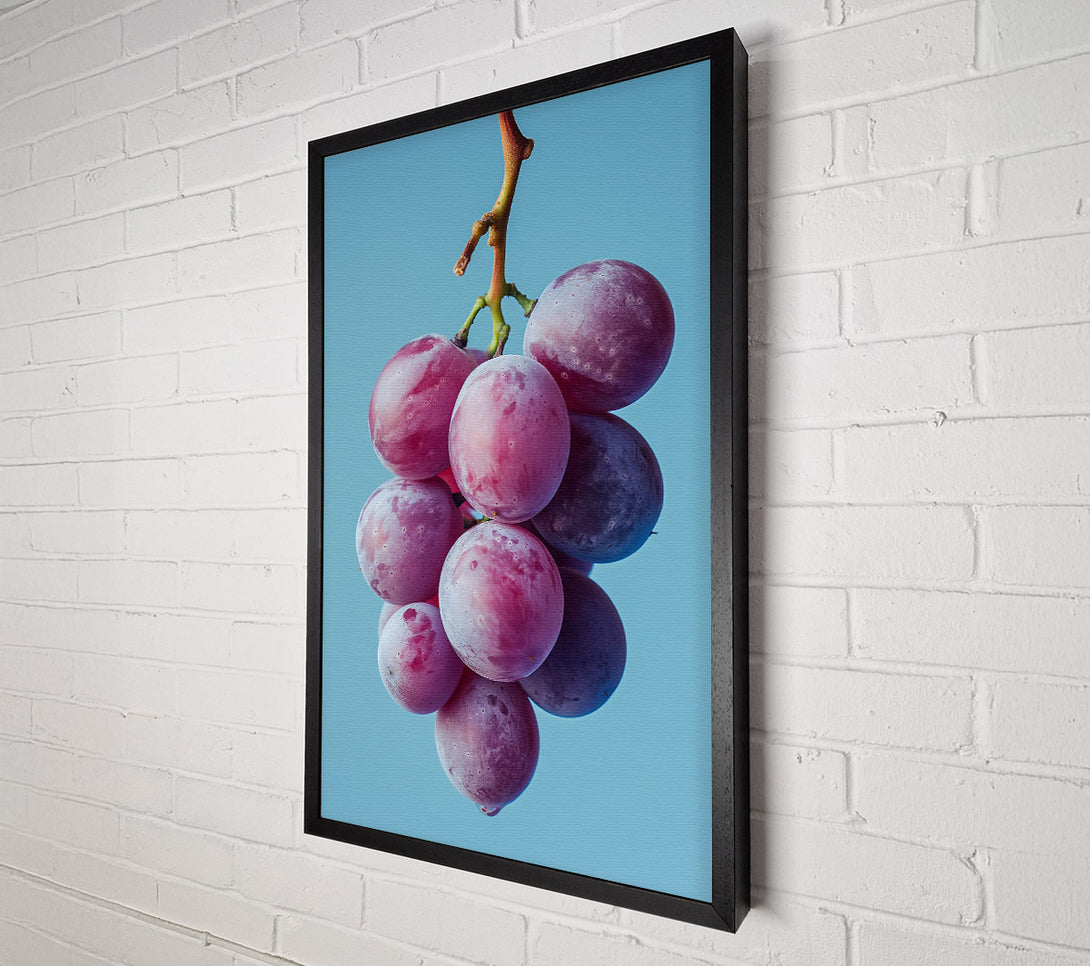  A Canvas Print of Crimson Grape Cluster Canvas Wall Art