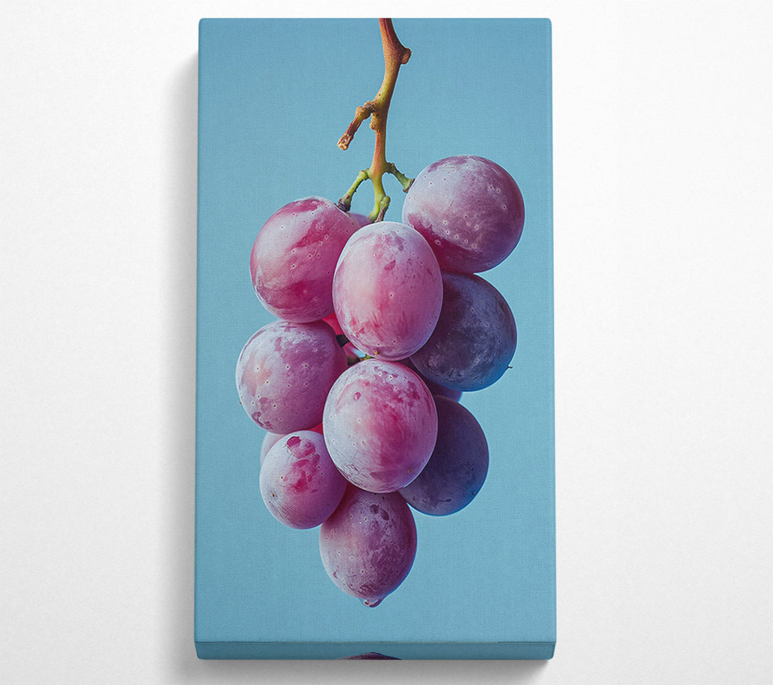  A Canvas Print of Crimson Grape Cluster Canvas Wall Art