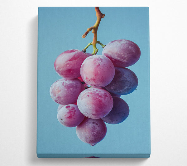  A Canvas Print of Crimson Grape Cluster Canvas Wall Art