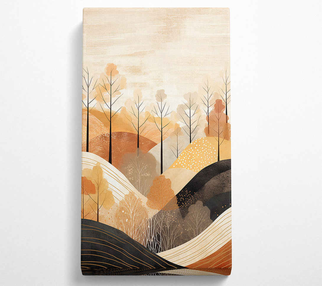  A Canvas Print of Hilly Land Forest Canvas Art