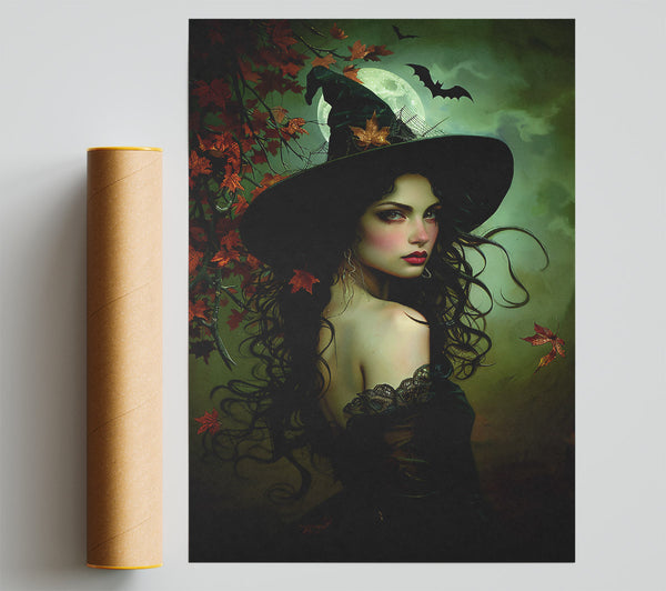 Autumn'S Crimson Witch Giclee Print