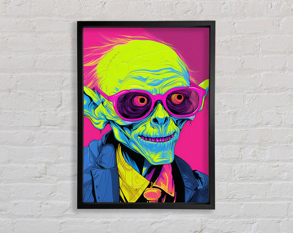 Hipster Goblin Framed Print